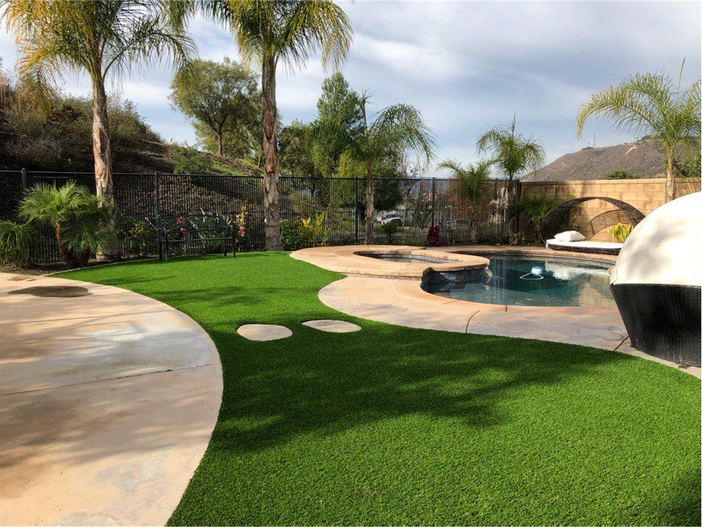 Residential Artificial Grass for lawn, patio, Pool & Pet Areas Inland Empire